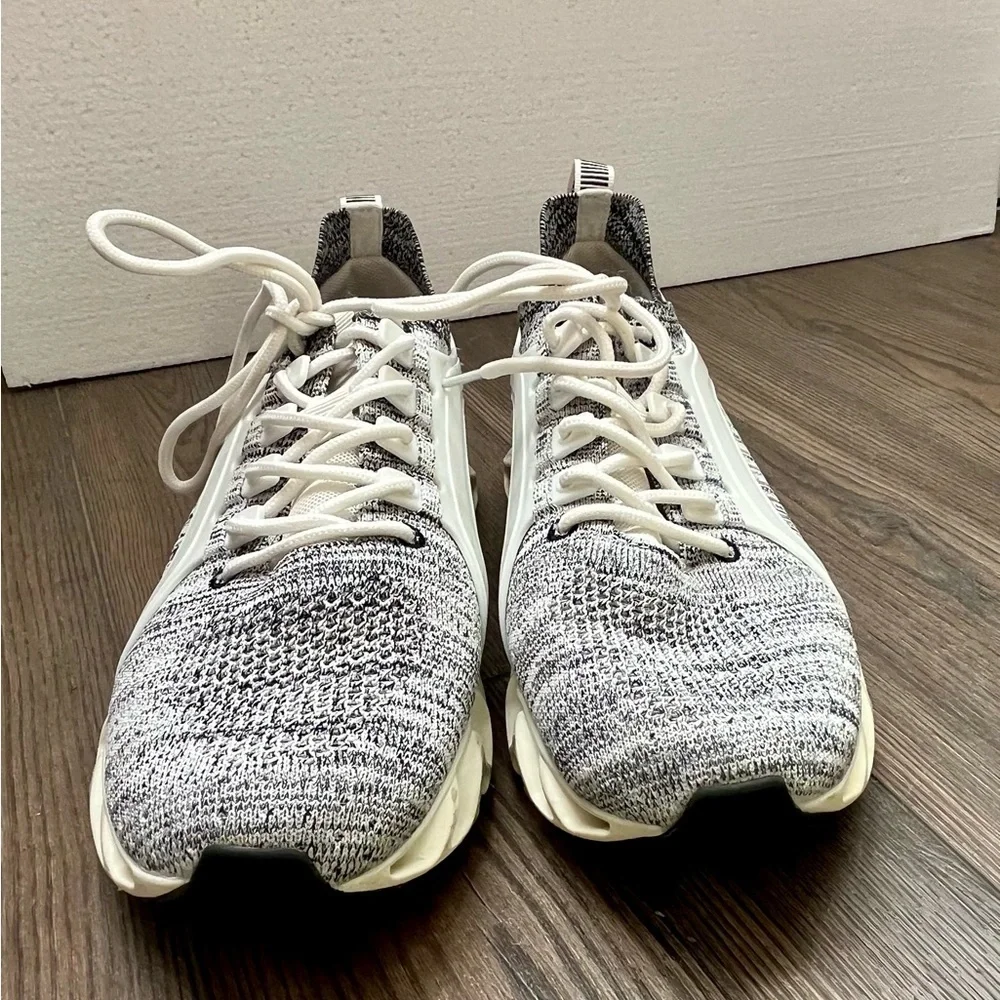 Stylish Gray and Cream women athletic walking shoes
